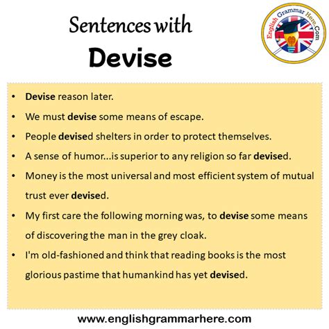 words from devised.